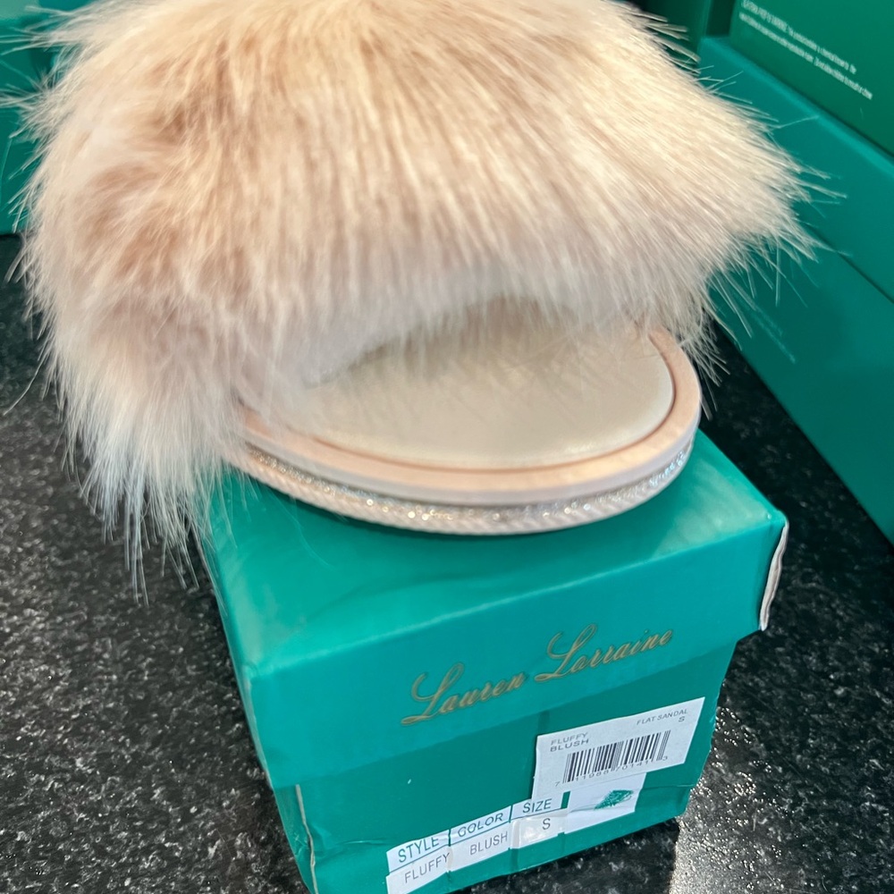 Lauren Lorraine Fluffy Blush Hat